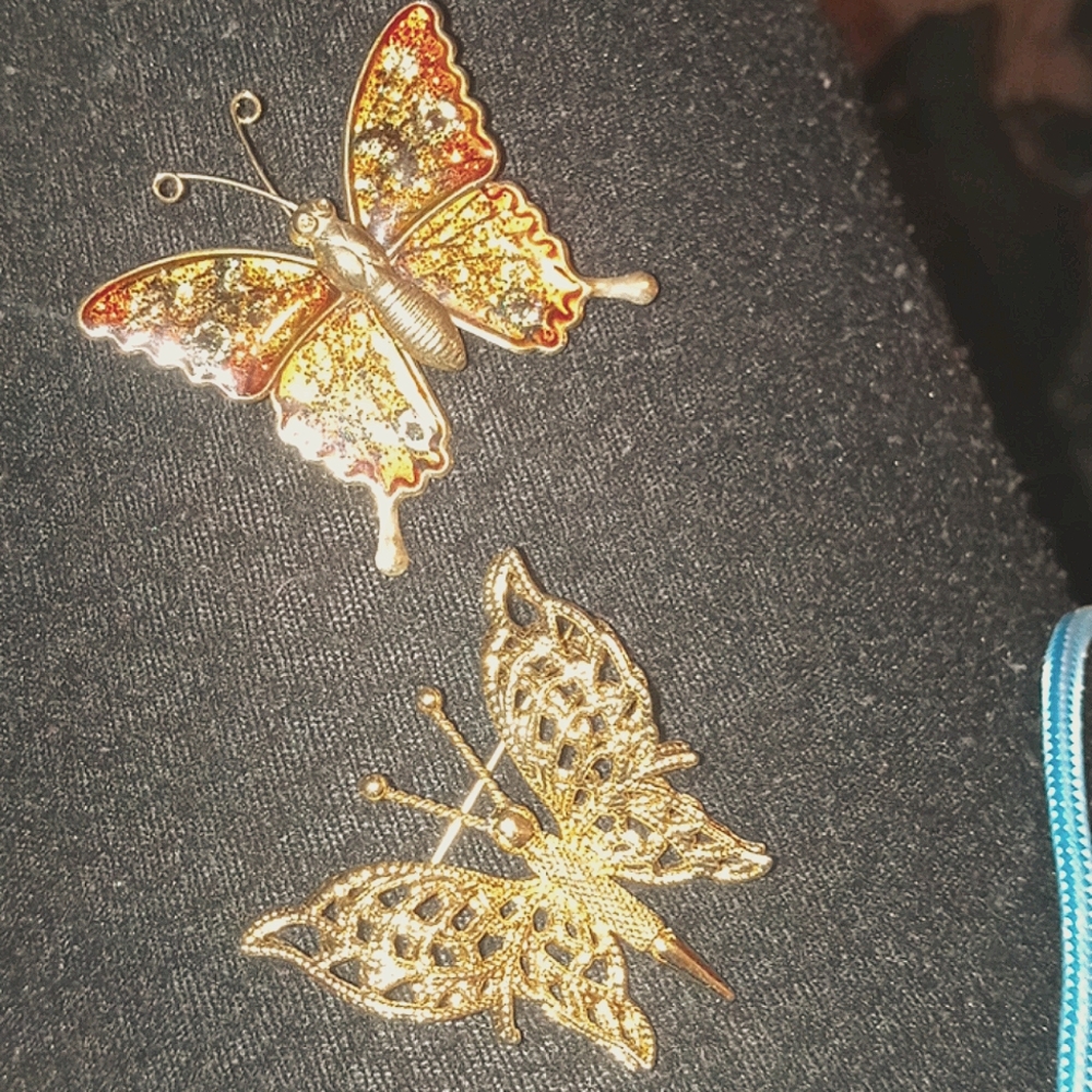 Vintage pins set of 2
